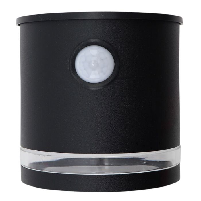 Moderne buiten wandlamp op zonne-energie zwart, Tommy, 1W, 2700K LED, IP54