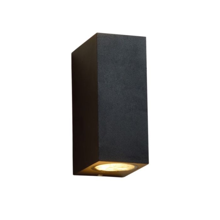 Zwarte buitenlamp Corella groot - modern