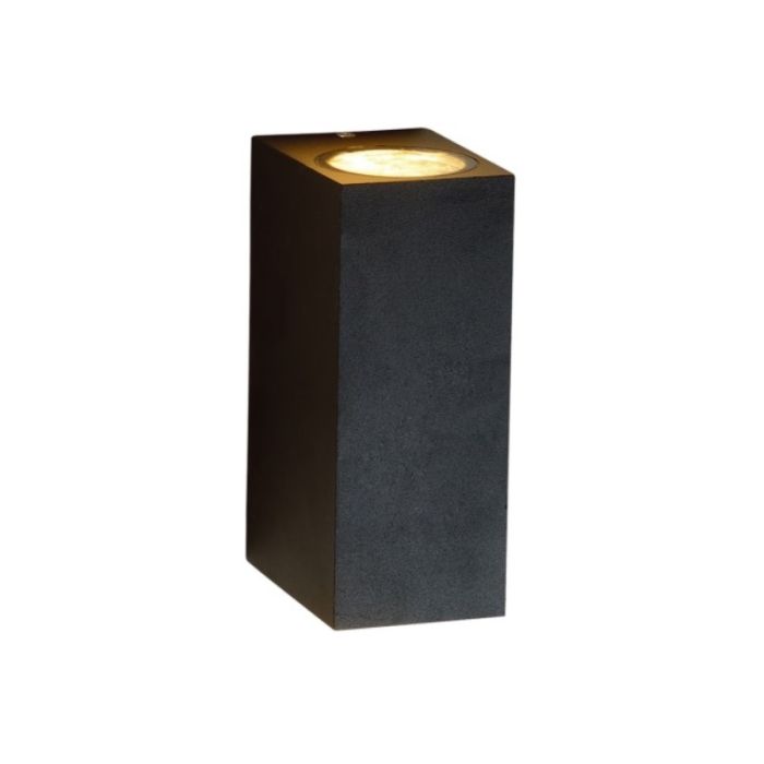 Zwarte buitenlamp Corella groot - modern