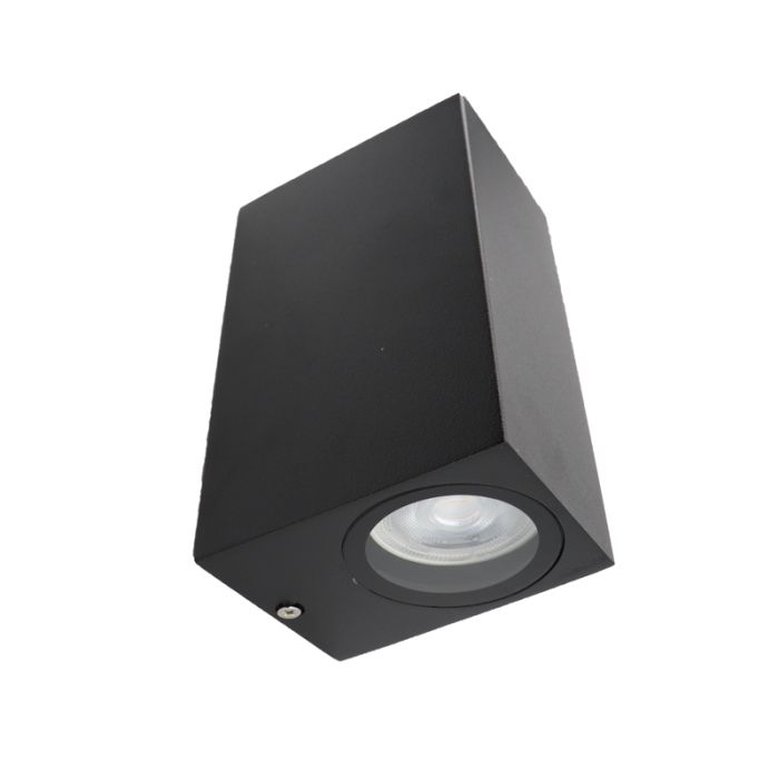 Zwarte buitenlamp Corella groot - modern