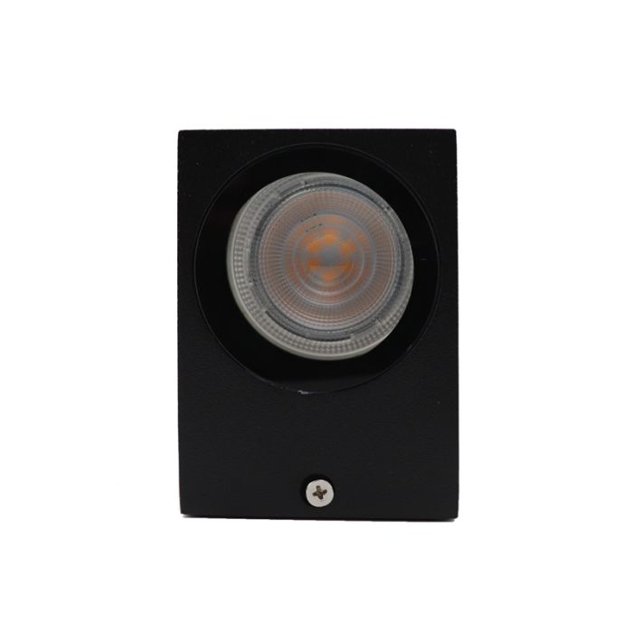 Zwarte buitenlamp Corella groot - modern