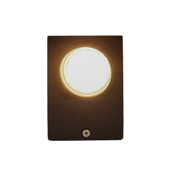 Zwarte buitenlamp Corella groot - modern