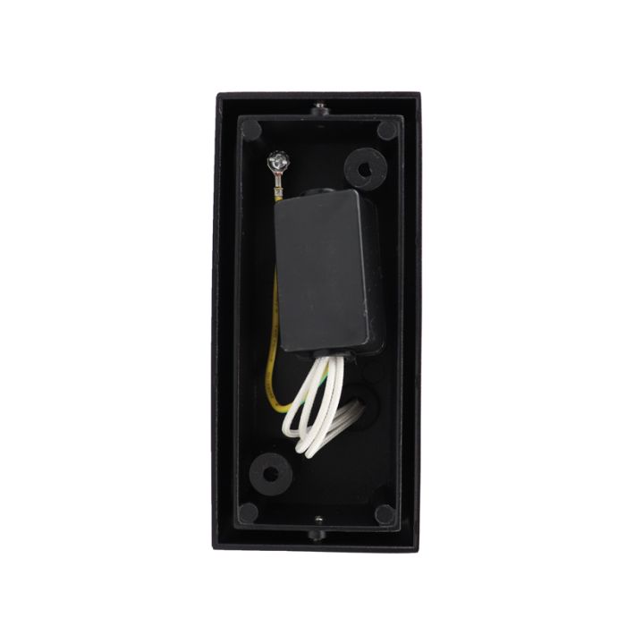 Zwarte buitenlamp Corella groot - modern