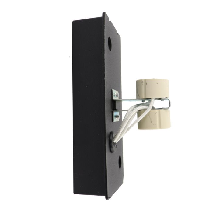 Zwarte buitenlamp Corella groot - modern