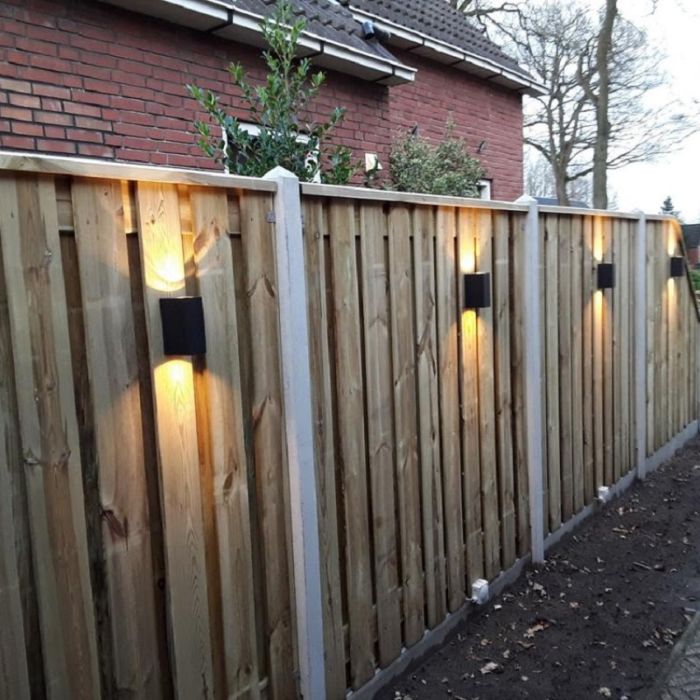 Zwarte buitenlamp Corella groot - modern
