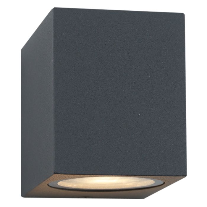 Antraciete moderne buitenlamp, Corella, aluminium, IP44