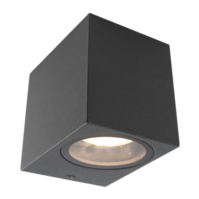 Antraciete moderne buitenlamp, Corella, aluminium, IP44