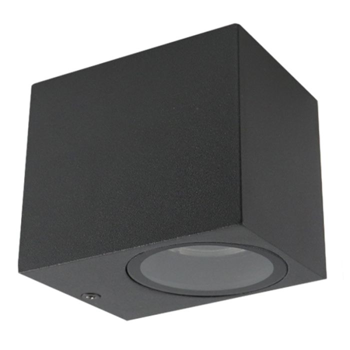 Antraciete moderne buitenlamp, Corella, aluminium, IP44