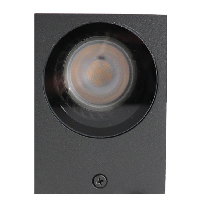 Antraciete moderne buitenlamp, Corella, aluminium, IP44