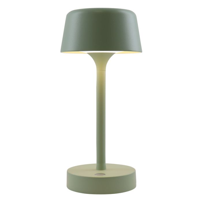 Moderne buiten tafellamp groen, Emily, 3W, 3000K LED, IP44, 3-staps dimbaar