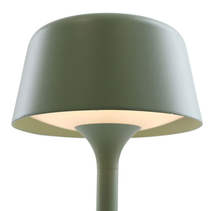 Moderne buiten tafellamp groen, Emily, 3W, 3000K LED, IP44, 3-staps dimbaar
