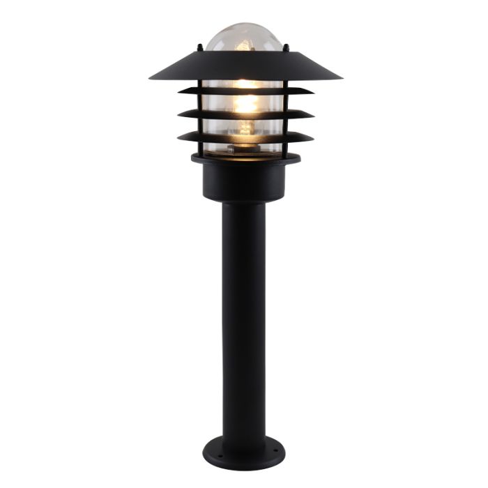 Rvs buitenlamp zwart, Felice, IP44