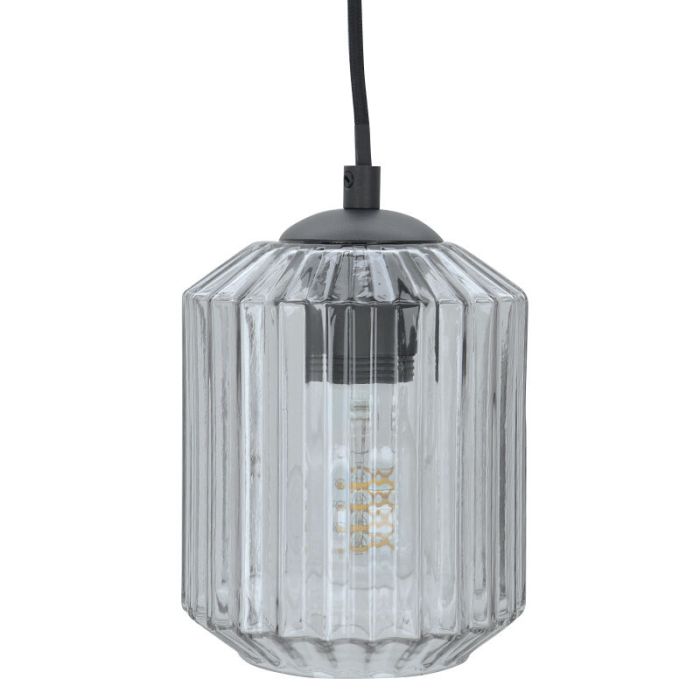 Retro hanglamp transparant, Jisca