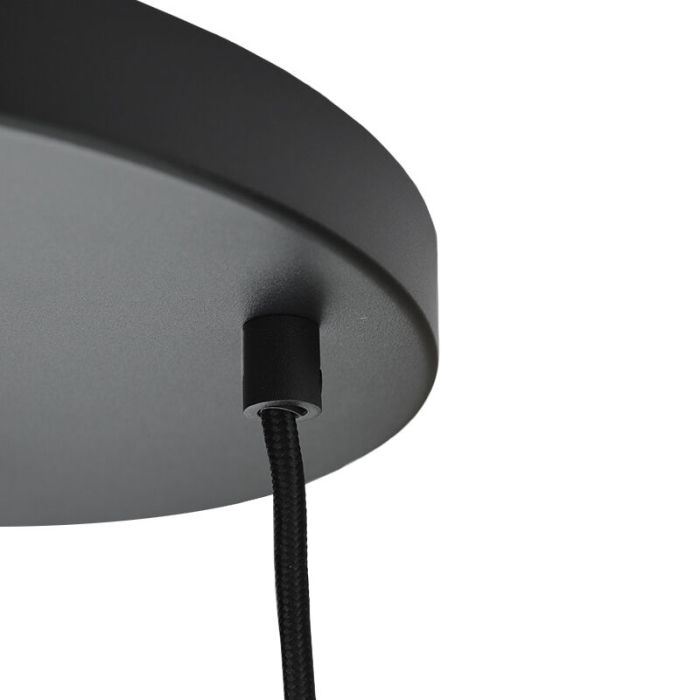 Retro hanglamp transparant, Jisca