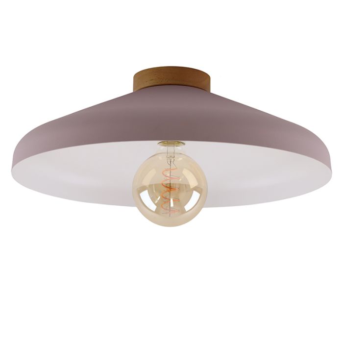 Landelijke plafondlamp roze, Freddie