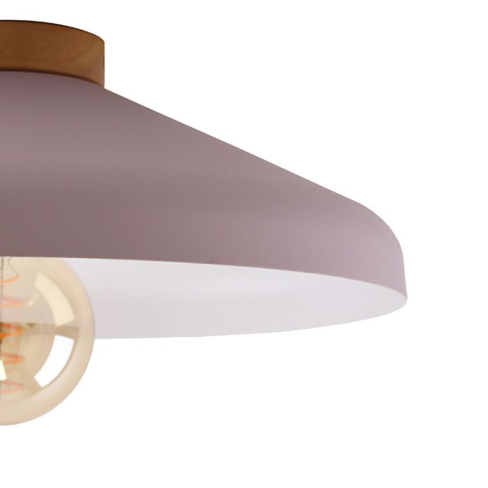 Landelijke plafondlamp roze, Freddie