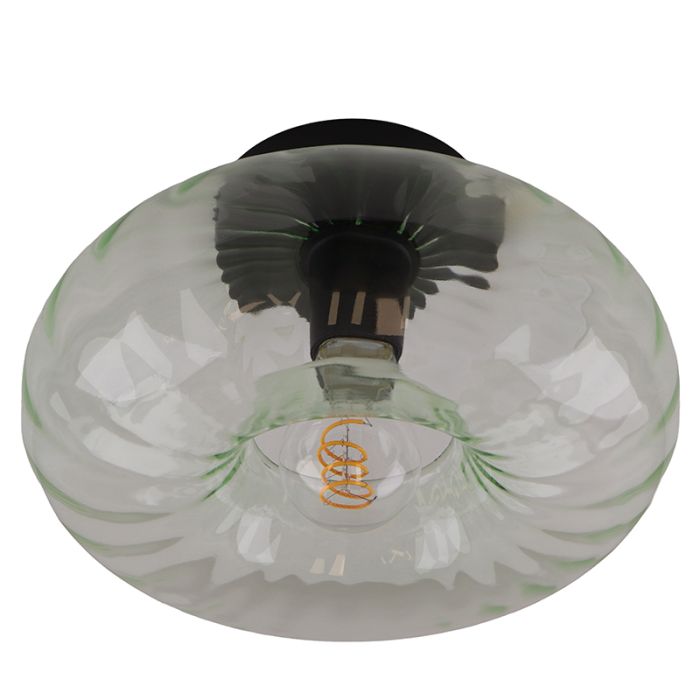 Retro plafondlamp groen, Diane