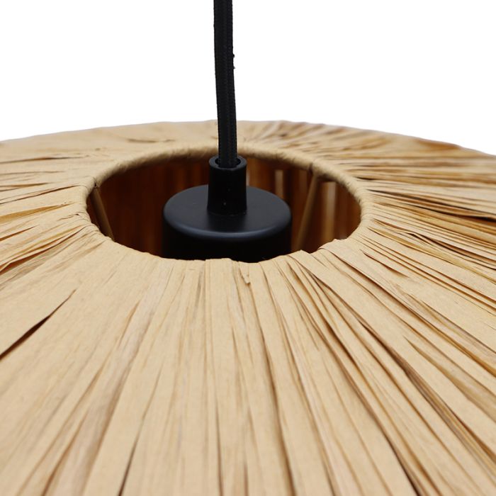 Papieren hanglamp bruin, Daisy