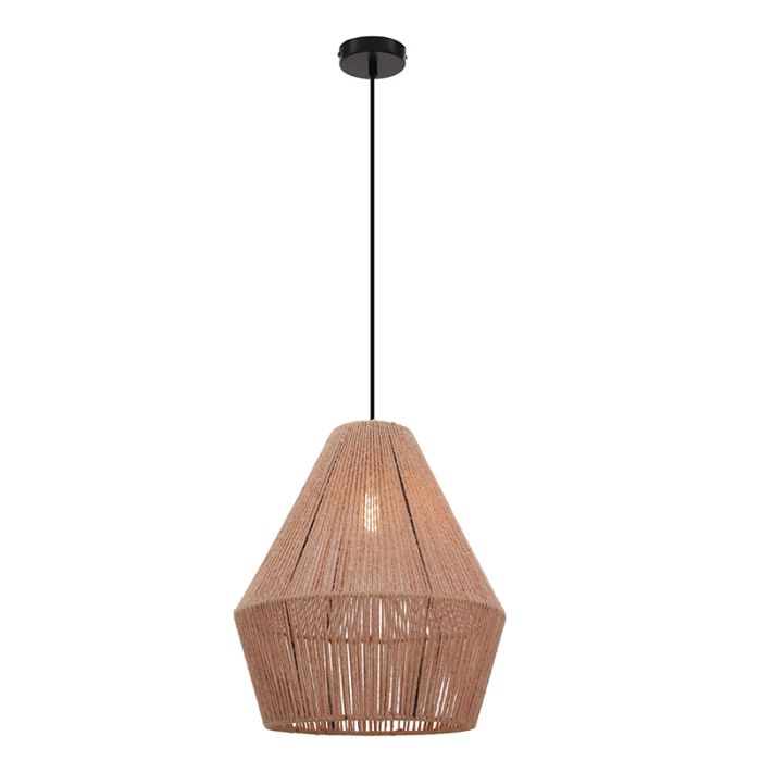 Landelijke hanglamp roze, Holly