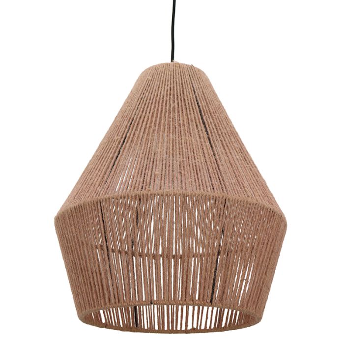 Landelijke hanglamp roze, Holly
