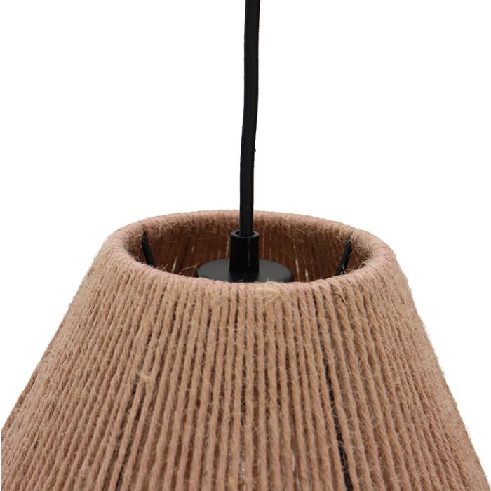 Landelijke hanglamp roze, Holly