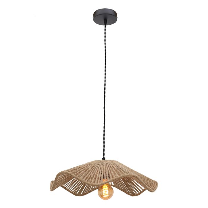 Landelijke hanglamp bruin, Annelot