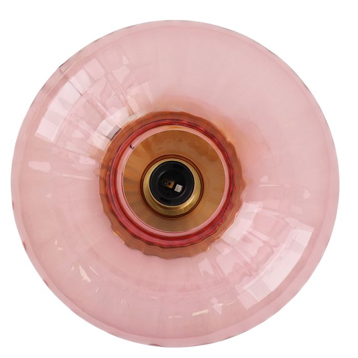Retro wandlamp roze, Diane, met schakelaar
