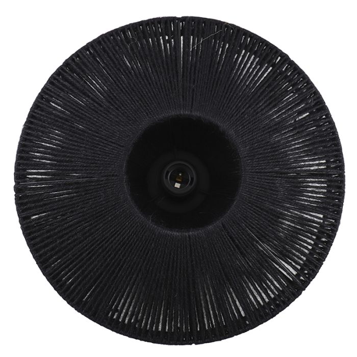 Landelijke wandlamp zwart, Sanny, met schakelaar
