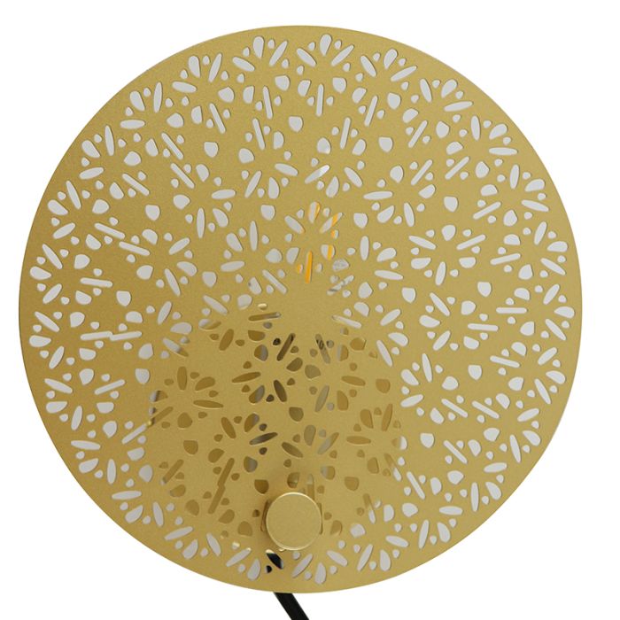 Design wandlamp messing, Sienna