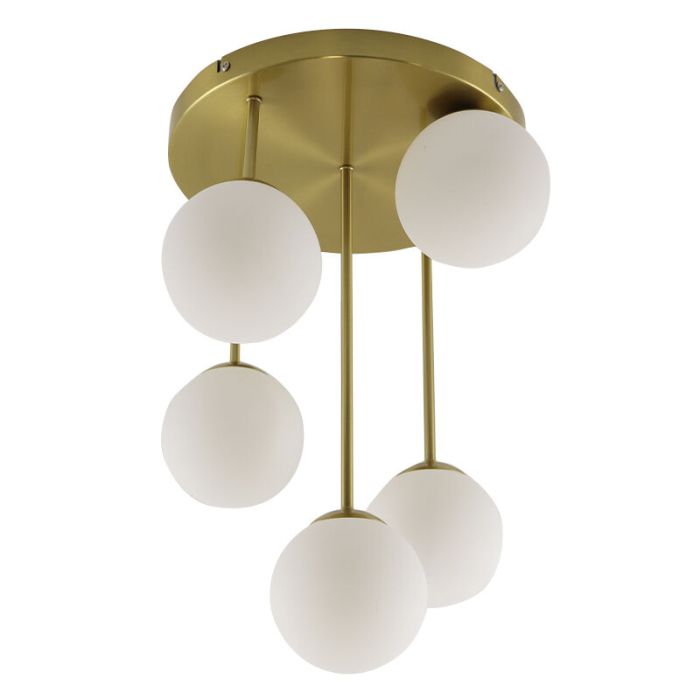 Design plafondlamp messing, Stacy