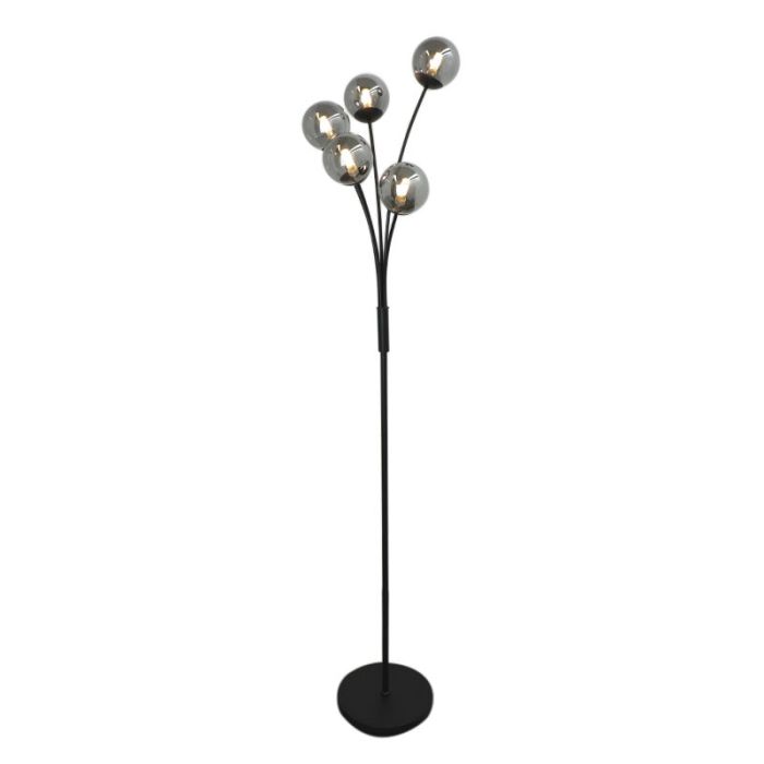 Design vloerlamp grijs, Stacy, met schakelaar