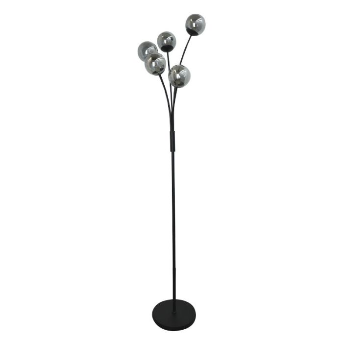 Design vloerlamp grijs, Stacy, met schakelaar