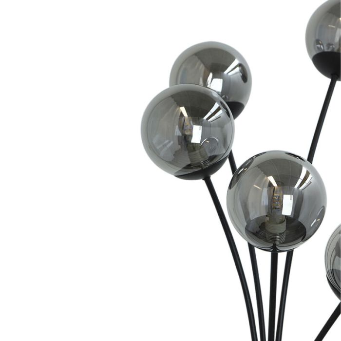 Design vloerlamp grijs, Stacy, met schakelaar