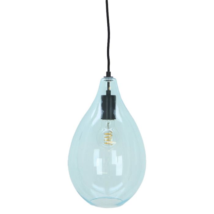 Design hanglamp blauw, Cees