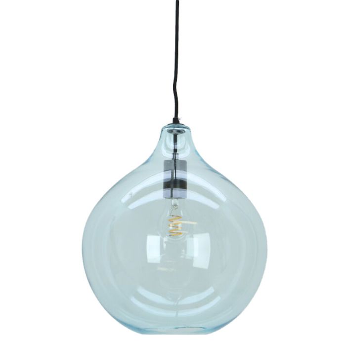 Design hanglamp blauw, Cees