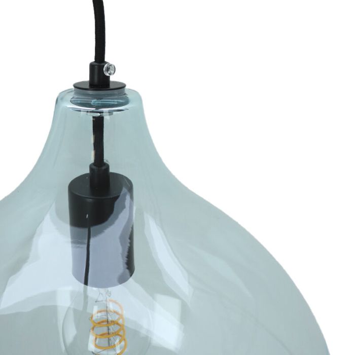 Design hanglamp blauw, Cees