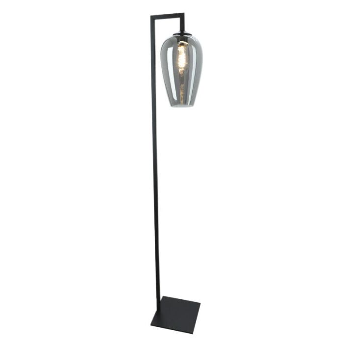 Design vloerlamp grijs, Andy, met schakelaar