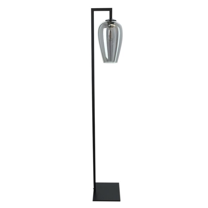 Design vloerlamp grijs, Andy, met schakelaar