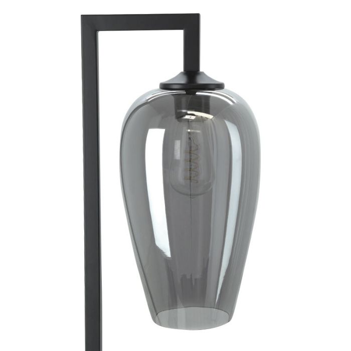 Design vloerlamp grijs, Andy, met schakelaar