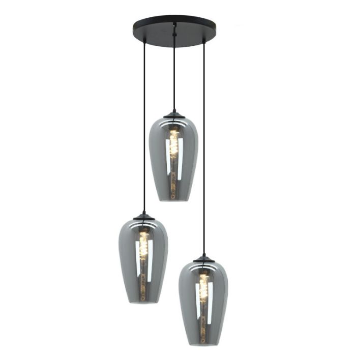 Design hanglamp grijs, Andy