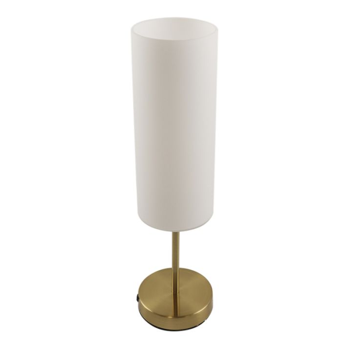 Moderne tafellamp wit, Gaya, met schakelaar