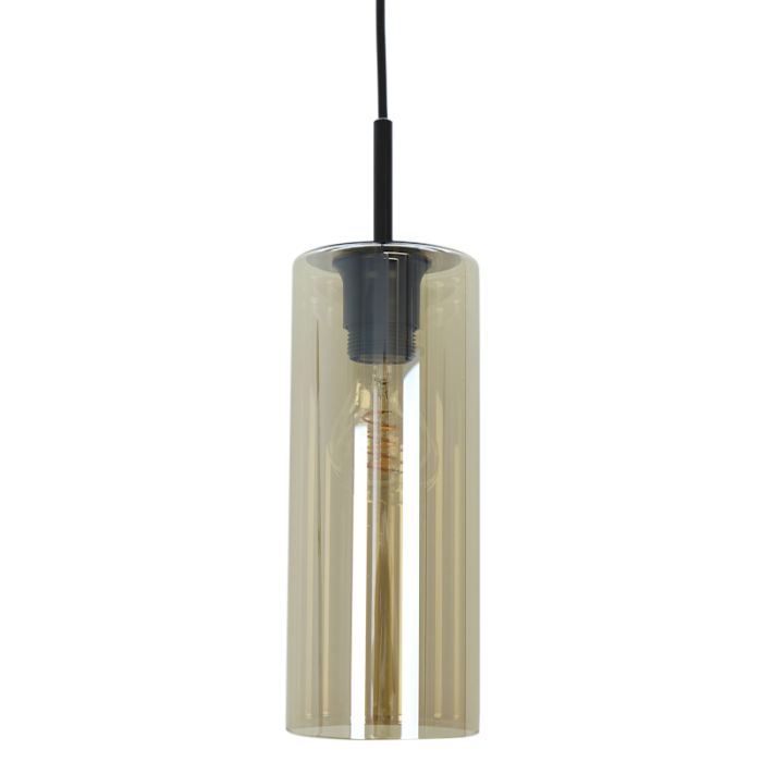 Moderne eettafel hanglamp amber, Gaya