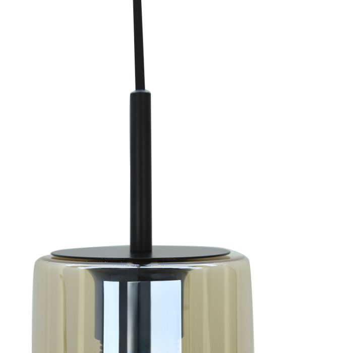 Moderne eettafel hanglamp amber, Gaya