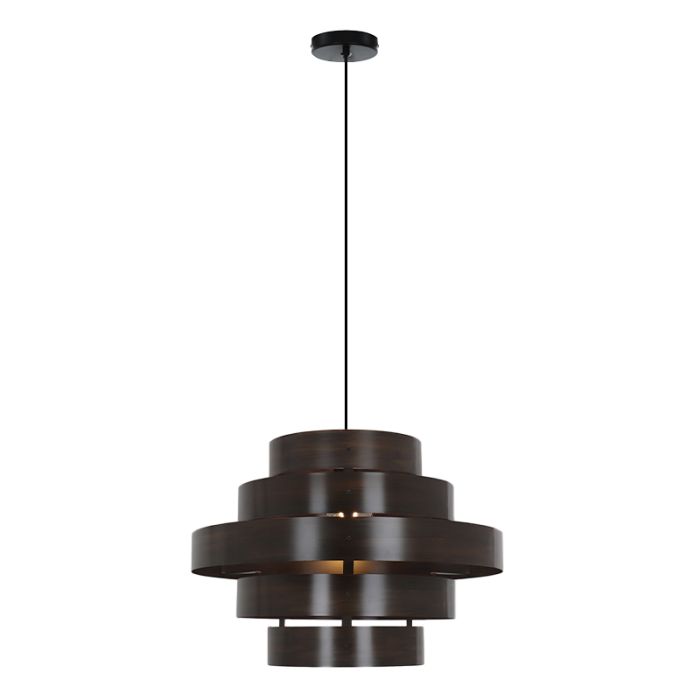 Landelijke hanglamp bruin, Jana