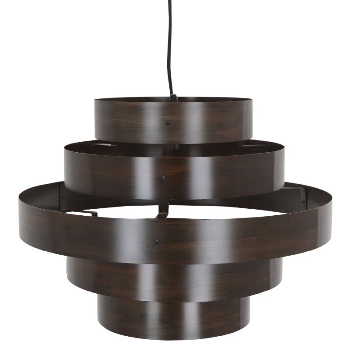 Landelijke hanglamp bruin, Jana