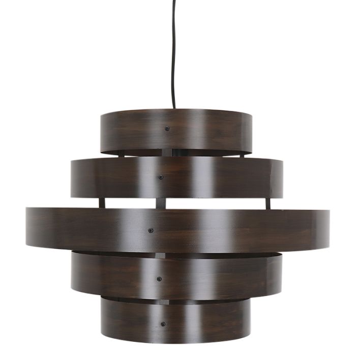Landelijke hanglamp bruin, Jana