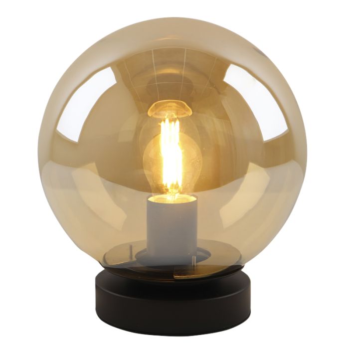 Moderne tafellamp amber, Jelly, met schakelaar