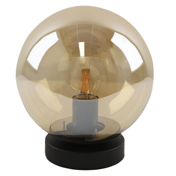 Moderne tafellamp amber, Jelly, met schakelaar