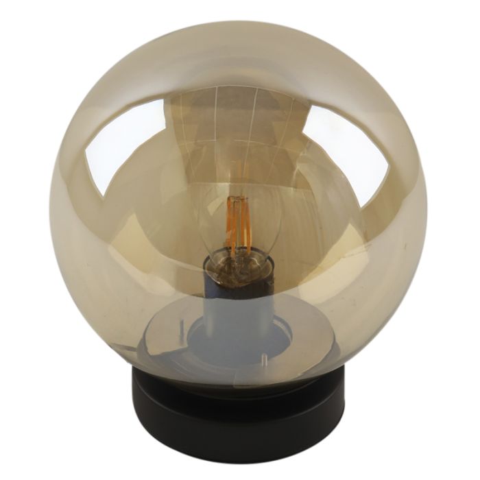 Moderne tafellamp amber, Jelly, met schakelaar