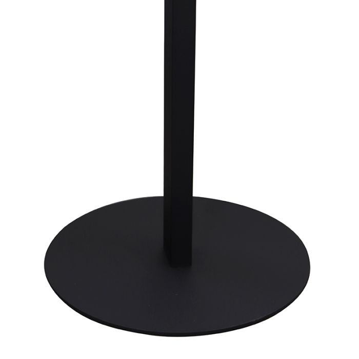 Design vloerlamp zwart, Kuno, 36W, 3000K LED, 3-staps dimbaar